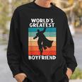 Best Boyfriend Ever Worlds Greatest Boyfriend Sweatshirt Gifts for Him
