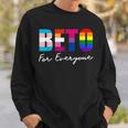 Beto For Everyone Gay Pride Men Women Sweatshirt Graphic Print Unisex Gifts for Him