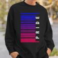 Bi Pride Barcode Bisexual Sweatshirt Gifts for Him