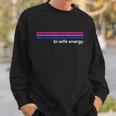Bi Wife Energy Bisexual Pride Flag Bisexuality Lgbtq V2 Sweatshirt Gifts for Him
