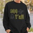 Boo Yall Ghost Boo Halloween Quote Sweatshirt Gifts for Him