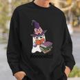 Boooooks Ghost Funny Halloween Quote Sweatshirt Gifts for Him