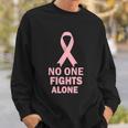 Bougie Hounds No One Fights Alone Gift Sweatshirt Gifts for Him