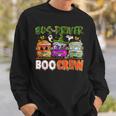Bus Driver Boo Crew School Bus Driver Life Halloween Sweatshirt Gifts for Him