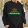 Cali Weed California Republic Flag Sweatshirt Gifts for Him
