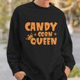 Candy Corn Queen Halloween Quote V3 Sweatshirt Gifts for Him