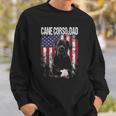 Cane Corso Dad With Proud American Flag Dog Lover Gifts Men Women Sweatshirt Graphic Print Unisex Gifts for Him