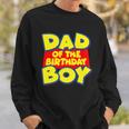 Cartoony Dad Of The Birthday Boy Tshirt Sweatshirt Gifts for Him