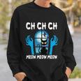 Ch Ch Ch Meow Moew Moew Cat Halloween Quote Sweatshirt Gifts for Him