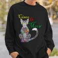 Cinco De Meow Funny Mexican Cat Sweatshirt Gifts for Him
