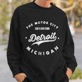 Classic Retro Vintage Detroit Michigan Motor City Sweatshirt Gifts for Him
