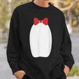 Cute Fancy Penguin Bow Tie Halloween Costume Funny  Men Women Sweatshirt Graphic Print Unisex Gifts for Him
