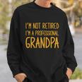 Cute Im Not Retired Im A Professional Grandpa Cute Gift Sweatshirt Gifts for Him