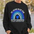 Cute We Wear Blue For Autism Awareness Accept Understand Love Tshirt Sweatshirt Gifts for Him