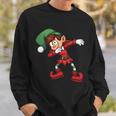 Dabbing Elf Cute Funny Christmas Tshirt Sweatshirt Gifts for Him