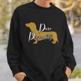 Dachshund Mom Wiener Doxie Mom Cute Doxie Graphic Dog Lover Funny Gift Sweatshirt Gifts for Him