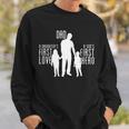 Dad A Sons First Hero Daughters First Love Tshirt Sweatshirt Gifts for Him