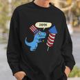 Damn Trex Short Hands Firecracker Funny Firework 4Th Of July Sweatshirt Gifts for Him