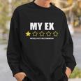 Divorce Gift For Men And Women Adult Humor My Ex Bad Review Gift Sweatshirt Gifts for Him