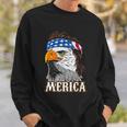 Eagle Mullet 4Th Of July Cool Gift Usa American Flag Merica Gift Sweatshirt Gifts for Him