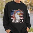 Eagle Mullet 4Th Of July Usa American Flag Merica Meaningful Gift Sweatshirt Gifts for Him