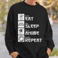 Eat Sleep Anime Repeat Tshirt Sweatshirt Gifts for Him