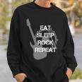 Eat Sleep Rock Repeat Sweatshirt Gifts for Him