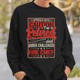 Firefighter Retired Fire Chief Firefighter Retirement 2022 Dad Grandpa V2 Sweatshirt Gifts for Him