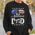 Firefighter Sunglasses American Firefighter Dad Patriotic 4Th Of July Sweatshirt Gifts for Him