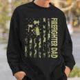 Firefighter Usa Flag Camouflage Firefighter Dad Patriotic Fathers Day Sweatshirt Gifts for Him