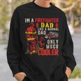 Firefighter Vintage Im A Firefighter Dad Definition Much Cooler Sweatshirt Gifts for Him