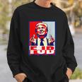 Fjb Trump Middle Finger Tshirt Sweatshirt Gifts for Him