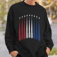 Fourth Of July Fighter Jets Red White Blue 4Th American Flag Sweatshirt Gifts for Him