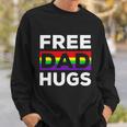 Free Dad Hugs Shirt Fathers Day Shirt Lgbtq Proud Fathers Tshirt Lgbtq Prid Sweatshirt Gifts for Him