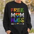 Free Mom Hugs Rainbow Heart Lgbt Pride Month Sweatshirt Gifts for Him