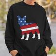 French Bulldog 4Th Of July Cute Frenchie American Flag Dog Sweatshirt Gifts for Him