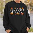 Friendsgiving Fall Autumn Friends & Family Thanksgiving Men Women Sweatshirt Graphic Print Unisex Gifts for Him