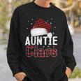 Fun Santa Hat Christmas Costume Family Matching Auntie Claus Sweatshirt Gifts for Him