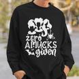 Funny Amuck Halloween Witch - Zero Amucks Given Costume Sweatshirt Gifts for Him