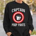 Funny Captain Poop Pants Tshirt Sweatshirt Gifts for Him
