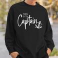 Funny Captain Wife Dibs On The Captain V2 Sweatshirt Gifts for Him