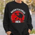 Funny Daddysaurus Rex Fathers Day Sweatshirt Gifts for Him