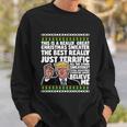 Funny Donald Trump Ugly Christmas Sweater Parody Speech Gift Sweatshirt Gifts for Him