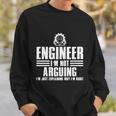 Funny Engineer Art Mechanic Electrical Engineering Gift Sweatshirt Gifts for Him