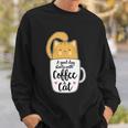 Funny Orange Cat Coffee Mug Cat Lover Sweatshirt Gifts for Him