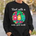 Funny Start With A Dot Make Your Mark The Dot Day Colorful Men Women Sweatshirt Graphic Print Unisex Gifts for Him