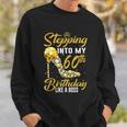 Funny Stepping Into My 60Th Birthday Gift Like A Boss Diamond Shoes Gift Sweatshirt Gifts for Him