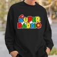 Funny Super Daddio Fathers Day Gamer Tshirt Sweatshirt Gifts for Him