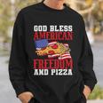 God Bless American Freedom And Pizza Plus Size Shirt For Men Women And Family Sweatshirt Gifts for Him
