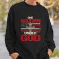 God Christian Us Flag Funny 4Th Of July Faith Sweatshirt Gifts for Him